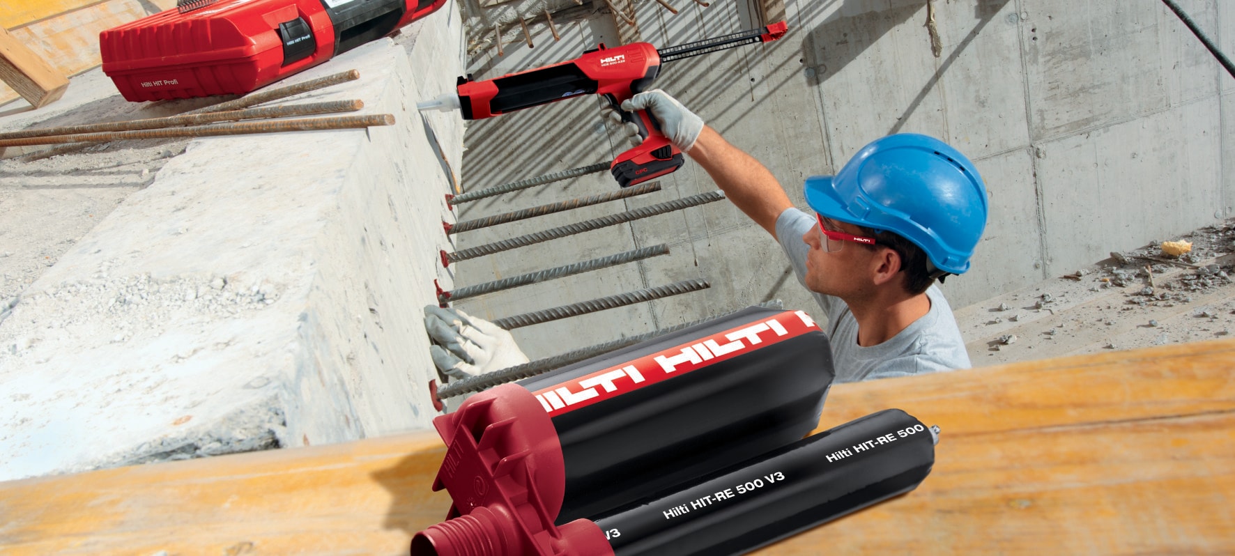 SafeSet - Vergalhões post-instaladas - Hilti Brasil