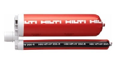 Hilti HIT-HY 200 chemical anchor system