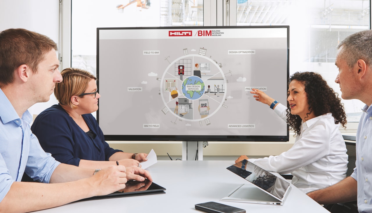 Serviços de engenharia BIM da Hilti