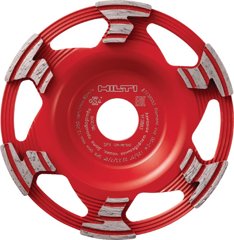 SPX Coroa diamantada universal Coroa diamantada suprema para rebarbadoras: para desbaste mais rápido de concreto, contrapisos e pedra natural