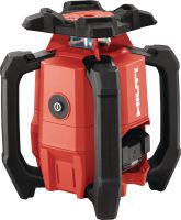 PR 40-22 Nível de laser rotativo Nível laser rotativo exterior robusto com funções automáticas para nivelamento, alinhamento, inclinação e esquadro (Nuron Plataforma à bateria)
