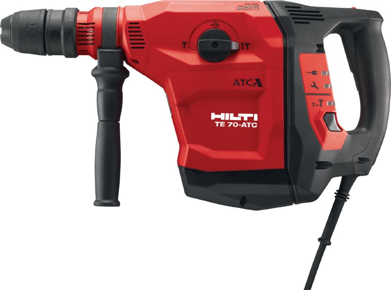 Martelo perfurador TE 70-ATC/AVR Martelo perfurador muito potente SDS Max (TE-Y) para perfuração e cinzelamento em concreto de alta resistência