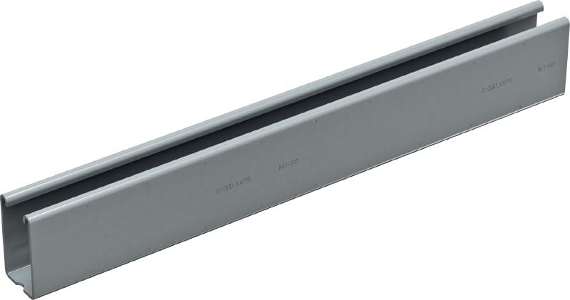 Calha de escora MT-60 OC Calha de escora, para uso externo com poluição baixa