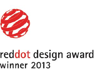                Esse produto recebeu o Red Dot Design Award.            