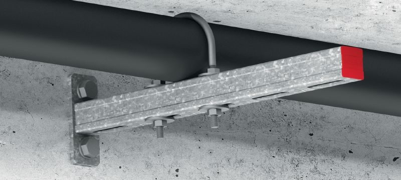 MP-UB (métrico) Parafusos em U galvanizados para aplicações de tubulação universais Aplicações 1