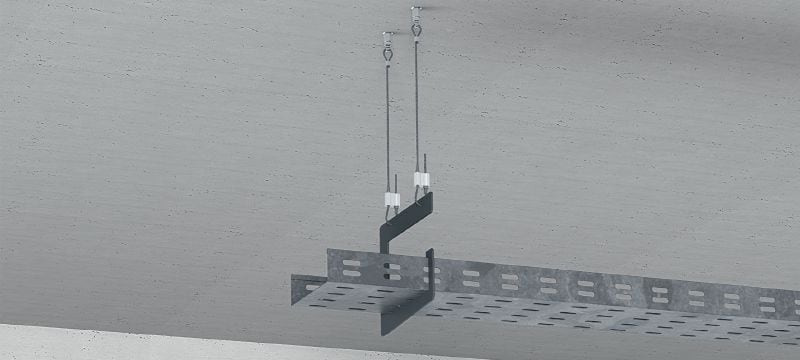 MW-DH Gancho de deck Gancho de chapa trapezoidal para suspensão dos sistemas de suspensão do cabo diamantado MW do deck de metal Aplicações 1
