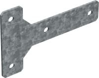 Chapa de cantoneira MT-C-GSP T OC Chapa de cantoneira para conexões em forma em T com vigas MT-70 e MT-80, para uso exterior com poluição baixa