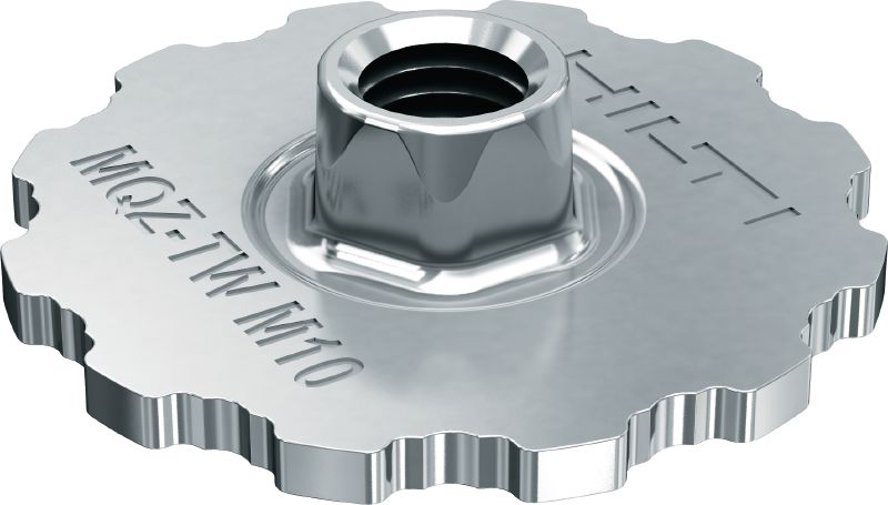 Roda trapézio MQZ-TW Chapa de calha ajustável galvanizada definitiva para aplicações trapezoidais
