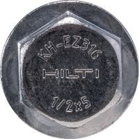 KH-EZ SS316 Ancoragem de parafuso Ancoragem por parafuso definitiva para fixações mais rápidas resistentes à corrosão em concreto e CMU preenchido com grout (aço inoxidável 316, cabeça sextavada)
