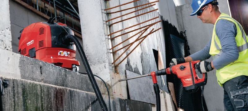 TE 60-ATC-AVR Martelo perfurador Martelete rotativo versátil e poderoso SDS Max (TE-Y) para perduração e cinzelamento de concreto, com Redução Ativa de Vibração (AVR) e Controle Ativo de Torque (ATC) Aplicações 1