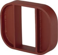 Molduras retangulares CFS-T SSR Molduras retangulares de encaixe de módulos para vedar penetrações para cabos/tubos – com aba para soldar ou aparafusar a anteparas e a convés de aço sujeitos a grandes esforços