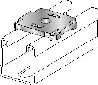 Conector modular MQZ-F (HDG) Conector modular de aço laminado a quente (HDG) para montagem trapezoidal e ancoragem (imperial)