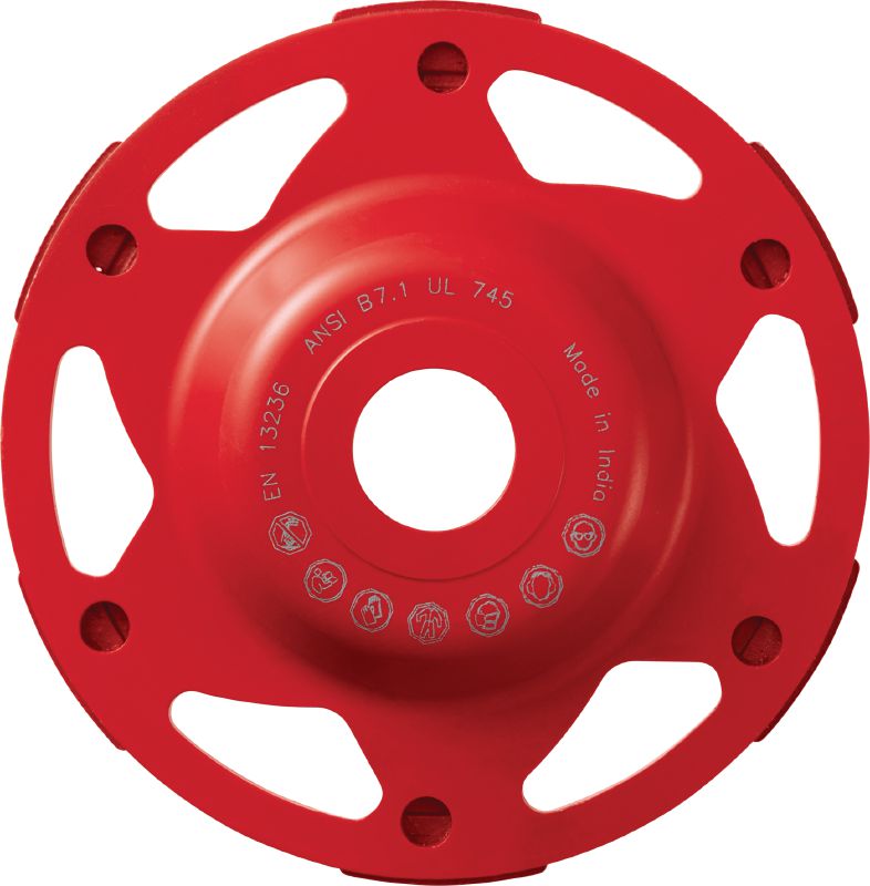 SPX Coroa diamantada universal Coroa diamantada suprema para rebarbadoras: para desbaste mais rápido de concreto, contrapisos e pedra natural