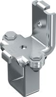 Suporte em l sísmico MT-S-L 60 Suporte em l para montagem das estruturas da calha de escora MT-60 suportadas em zonas sísmicas