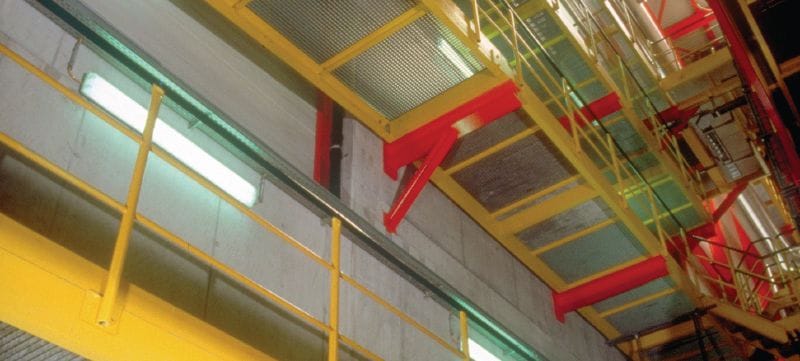 HDA-PR Ancoragem de corte interior Fixação de corte interior predefinida de performance definitiva (aço inoxidável) Aplicações 1