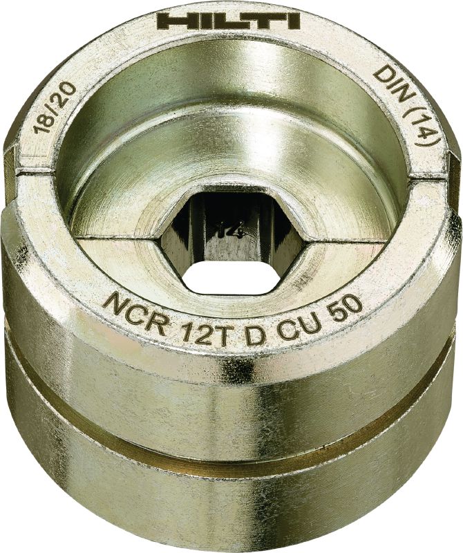 12T DIN matriz para cobre Matrizes DIN de 12 toneladas para terminais de cobre e conectores de até 300 mm²