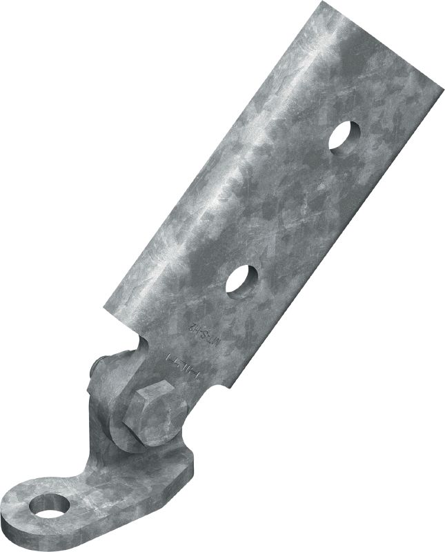 Base de suporte sísmico MT-S-H2 OC Conector articulado de dois orifícios para montagem do suporte sísmico da estrutura de calha para uso externo com poluição baixa