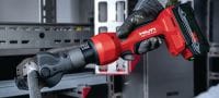 NCT 25 S-22 ACSR e cortador de cabos de sustentação a bateria Corta-cabos hidráulico a bateria estilo tesoura, para cabo ACSR e cabos de sustentação (plataforma de baterias Nuron) Aplicações 2