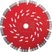 Lâmina diamantada universal SPX O mais recente disco diamantado com tecnologia Equidist para cortes de qualidade superior em diferentes materiais base