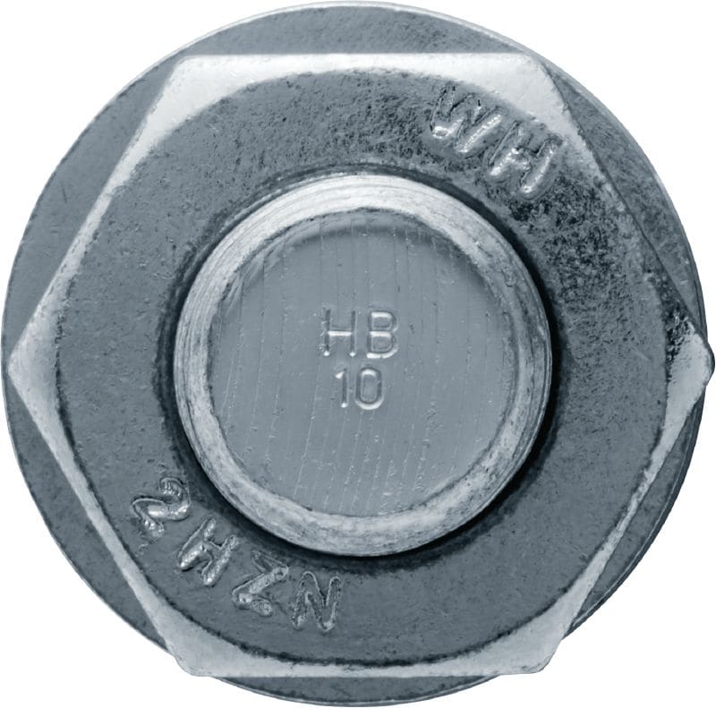 Barra roscada HAS-B-105 Barra roscada de alto desempenho para ancoragens químicas injetáveis e cápsula HVU adesiva (aço carbono, ASTM F1554 grau 105, zincada)