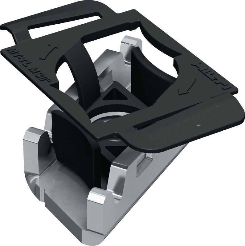 Porca de calha Twist-Lock MT-TL (imperial) Porca para fixação de meio nas calhas de escora MT (tamanhos padrão imperial)