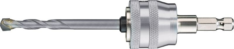 Mandril de perfuração circular multiuso com broca piloto Mandril com ponta piloto para uso com perfurações circulares Ultimate Multipurpose