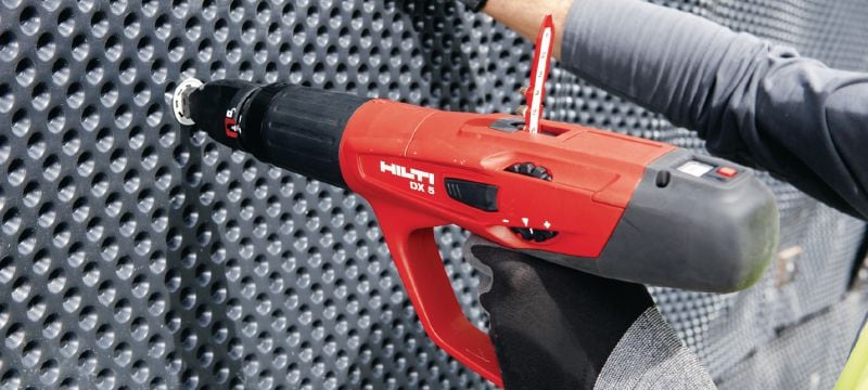 X-U P8 Pregos para aço/concreto Prego individual de alto desempenho para fixação em concreto e aço usando ferramentas de fixação a pólvora Aplicações 1