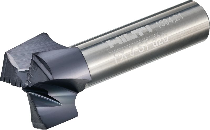 Ferramentas de superfície FX 3-ST Ferramentas de superfície para preparação de superfície consistente e sem faíscas, incluindo remoção de tinta (se necessário) antes da fusão de parafusos prisioneiros roscados