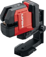 PM 20-CG Laser de prumo e de linhas cruzadas de 12 V Laser universal de feixe de luz verde com 2 linhas e 5 pontos para prumo, nivelamento, alinhamento e esquadrinhamento (plataforma à bateria de 12 V)