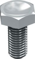 Parafuso Twist-Lock MT-TLB Porca sextavada para uso com Twist-Locks ao montar estruturas da calha de escora