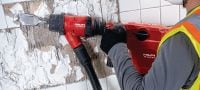 TE 500-22 SDS-Max Martelo combinado a bateria Martelo demolidor e cinzelador SDS Max (TE-Y) a bateria para cinzelar em concreto ou alvenaria, com Redução Ativa da Vibração (plataforma de baterias Nuron) Aplicações 2