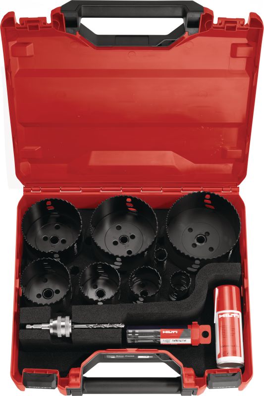HS-MU Conjunto de serras de furos Conjunto de serras cranianas bimetálicas MetalCut para abrir furos em vários materiais