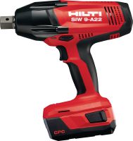 SIW 9-A22 3/4 Chave de impacto a bateria Chave de impacto de alto torque de 22V de classe superior com furo de passagem de 3/4 para parafusamentos e ancoragens