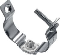 X-EMTSC MX Grampo de montagem Grampo de sustentação para cabo/conduíte metálico com fecho de parafuso para uso com pente de pregos