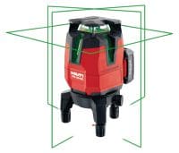 PM 40-MG Laser multilinhas Laser multilinhas com 3 linhas verdes para prumar, nivelar, alinhar e endireitar