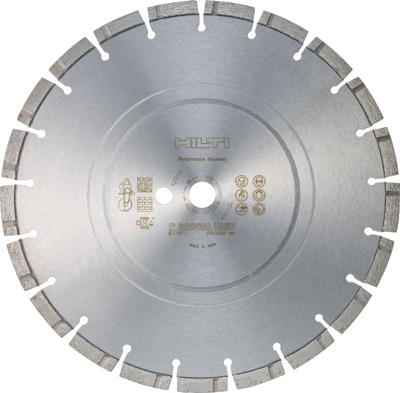 P Lâmina diamantada universal Lâmina diamantada para corte em diferentes materiais de base