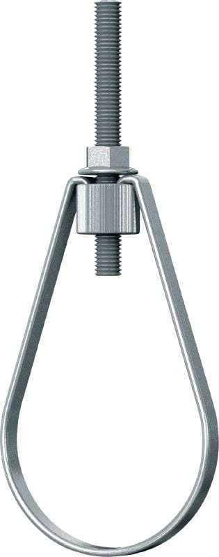 Apoio tubo de aspersor MP-SPN Parafuso rosca dupla de laço de sprinkler galvanizado premium com aprovações VdS, FM (≥ M10) e UL (≥ M10) para aplicações de sprinkler de fogo