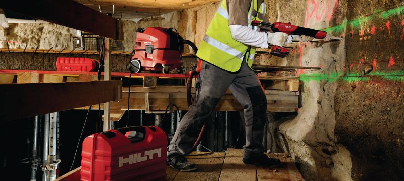 HDE 500-A22 Dispensador de adesivo a bateria Dispensador a bateria para chumbador químico híbrido/epóxi Aplicações 1