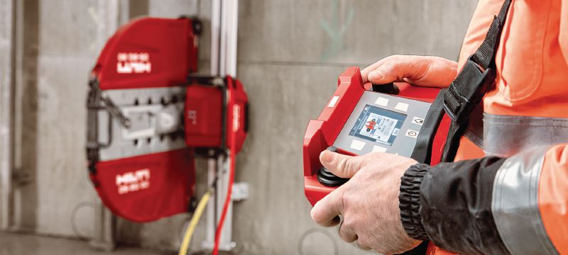 SPX MCL Equidist Lâmina de serra de parede (60H: encaixa em Hilti e Husqvarna®) Disco de serra de corte suprema (15 kW) para corte de alta velocidade e uma vida útil mais longa em concreto armado (mandril 60H sob medida para serras de corte da Hilti e Husqvarna®) Aplicações 1