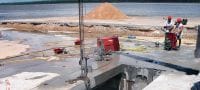 SI SPX-M/H Cabo diamantado sinterizado (concreto) Cabo diamantado máximo projetado para alta velocidade e longa vida em todos os tipos de concreto e ferro fundido (serra de fio de 15-30kW) Aplicações 2