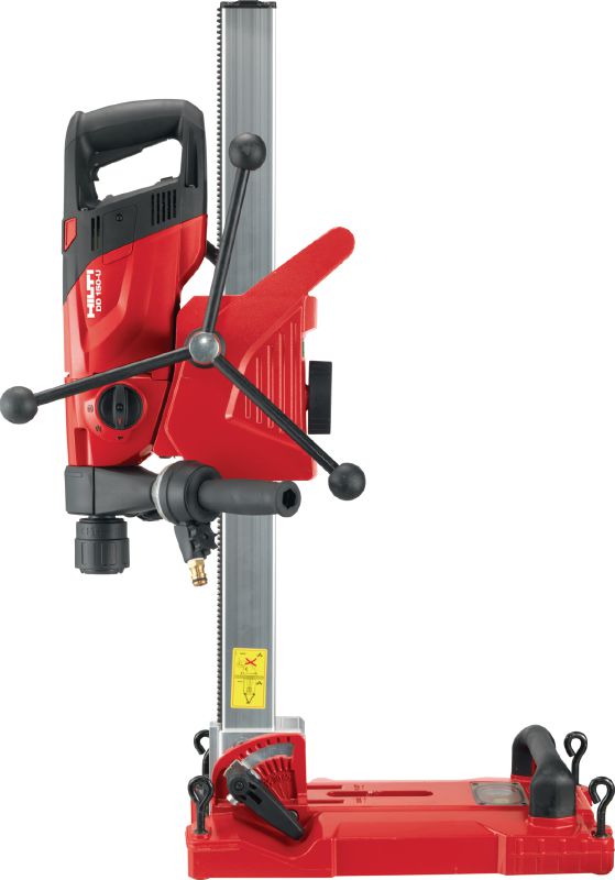 Perfuratriz diamantada DD 150-U Máquina Perfuratriz diamantada versátil, para perfuração manual ou com base em sonda nos diâmetros de 8 a 162 mm (5/16 - 6-3/8)