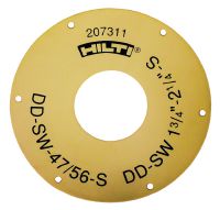 DD-SW-S Arruela de vedação Vedação para a barreira de água DD-WC-S para diâmetros de coroas diamantadas entre 8 mm (5/16) e 87 mm (3-7/16)