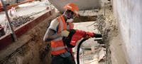 TE DRS-Y Sistema de remoção de pó Sistema de aspiração para perfuração e cinzelamento de betão com martelos perfuradores Hilti SDS Max (TE-Y) Aplicações 2