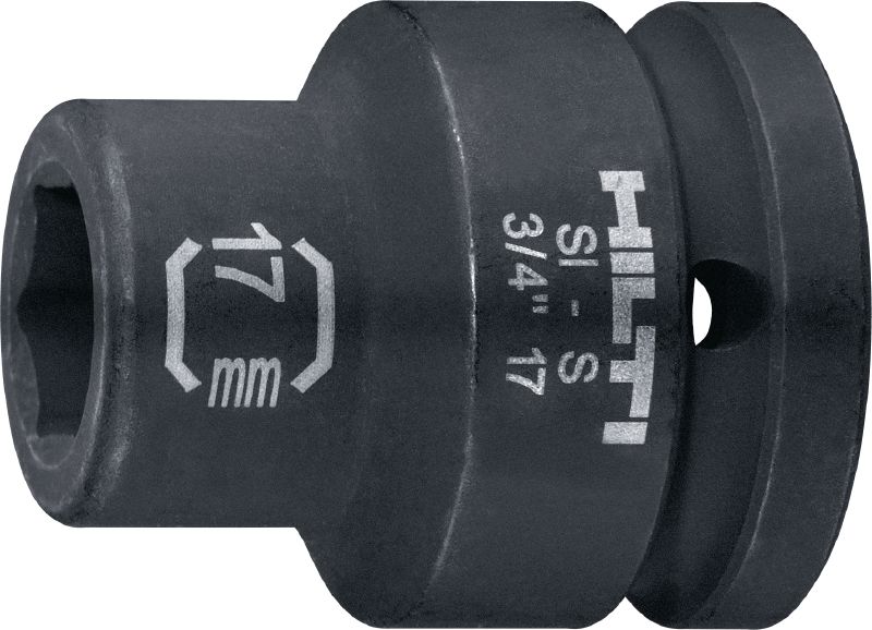 SI-S 3/4 Soquete de impacto curto Soquete de impacto curto de 3/4 (polegada) para apertar parafusos e ancoragens