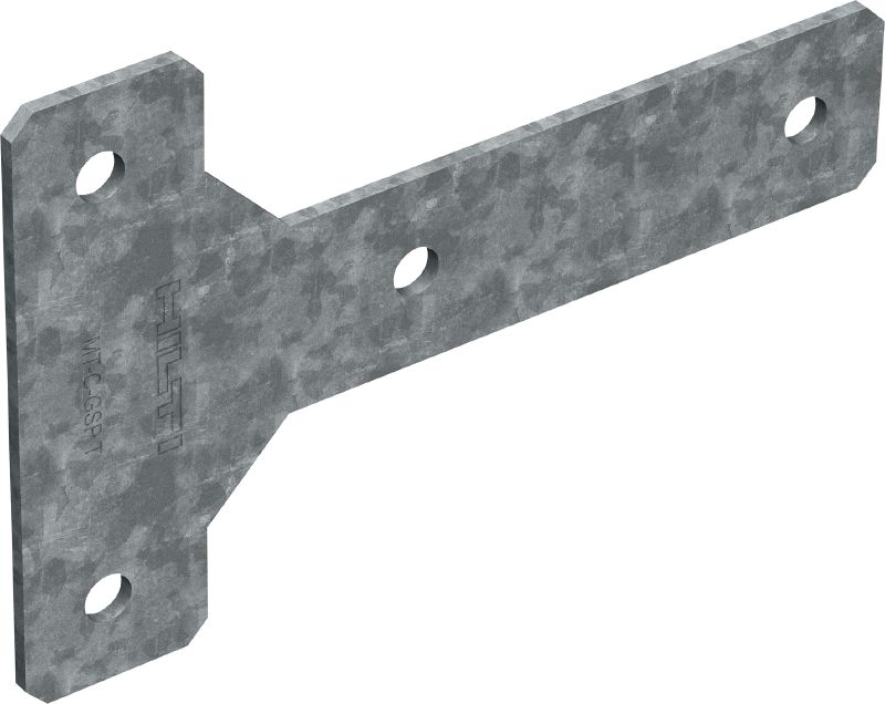 Chapa de cantoneira MT-C-GSP T OC Chapa de cantoneira para conexões em forma em T com vigas MT-70 e MT-80, para uso exterior com poluição baixa
