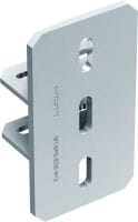 Conector parede a parede MT-EDB Placa de base ajustável de ancoragem para cargas pesadas para conectar horizontalmente uma viga MT entre duas paredes paralelas