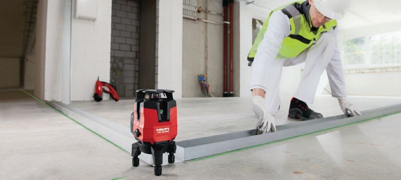 PM 40-MG Laser multilinhas Laser multilinhas com 3 linhas verdes para prumar, nivelar, alinhar e endireitar Aplicações 1