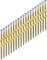 GX-WF Pregos com perfil em aço inoxidável Prego para esquadrias perfilado de aço inoxidável para fixar madeira em madeira com a pistola de pregos GX 90-WF