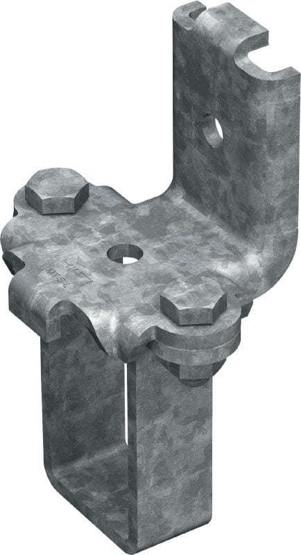 Suporte em l sísmico MT-S-L 40D OC Suporte em l para montagem das estruturas da calha de escora MT-40D suportada em zonas sísmicas, para uso exterior com poluição baixa