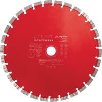 SPX Universal, uma lâmina diamantada para serras de corte a bateria Lâmina diamantada definitiva projetada para durar mais tempo e maximizar os cortes por carga de bateria e a velocidade de corte com serras de corte a bateria numa variedade de materiais base